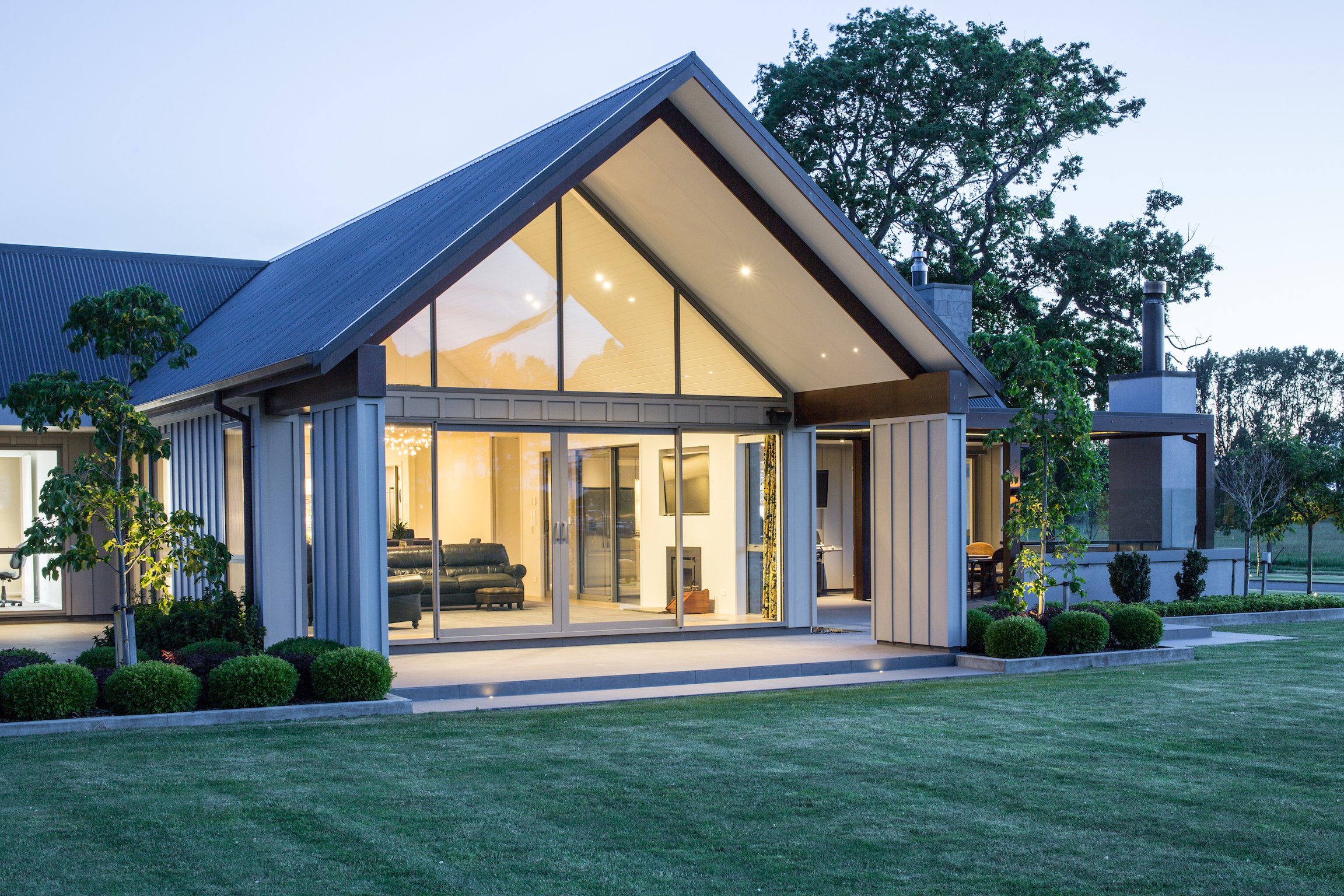     Custom-built architectural home showcasing quality craftsmanship