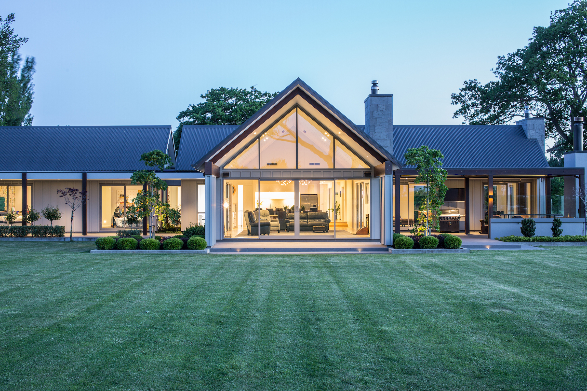     Architectural home designed for modern family living in Mid Canterbury