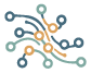 Digital circuit network icon
