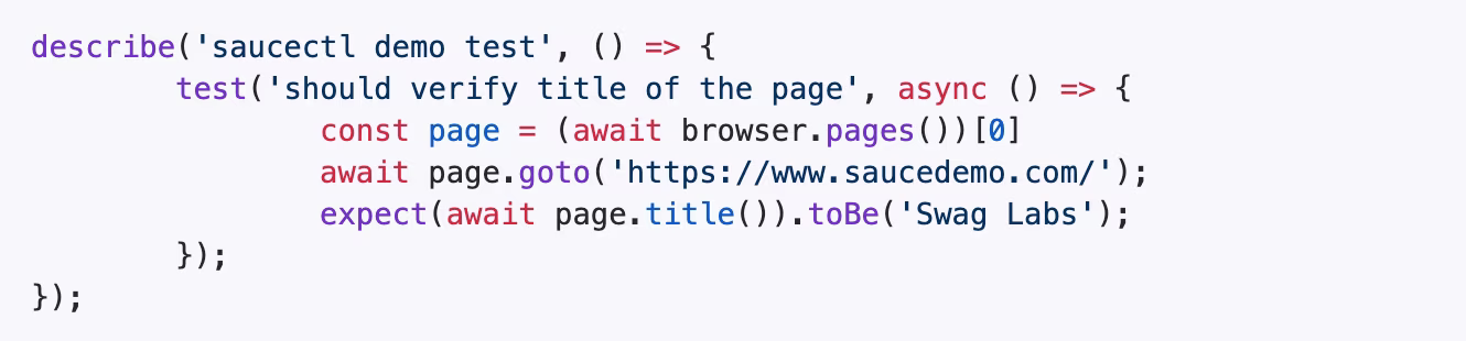 An example of how pipeline testing can be used. 