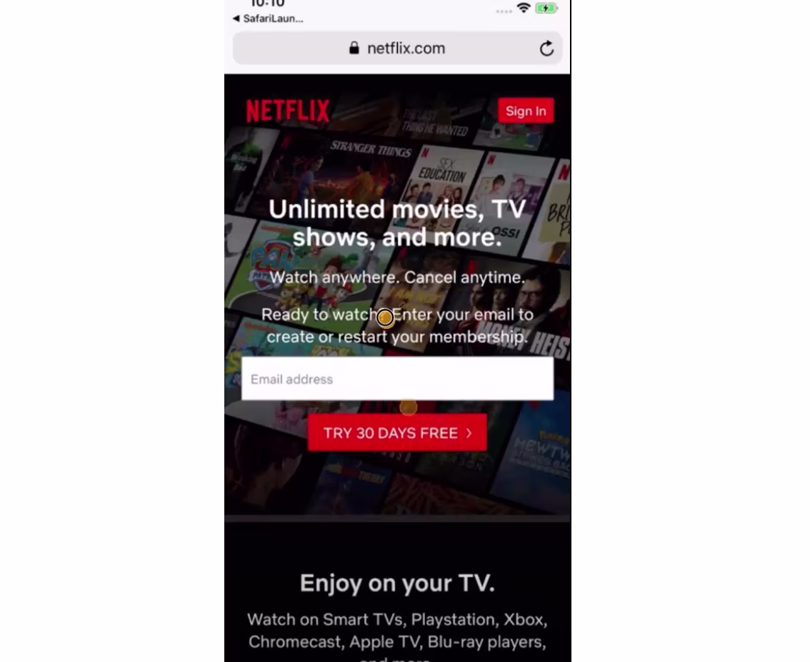 Nexflix blog example1