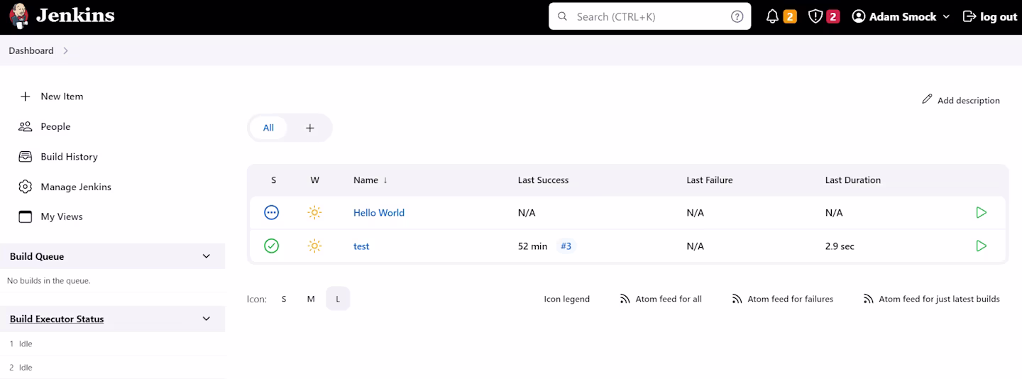 Jenkins UI