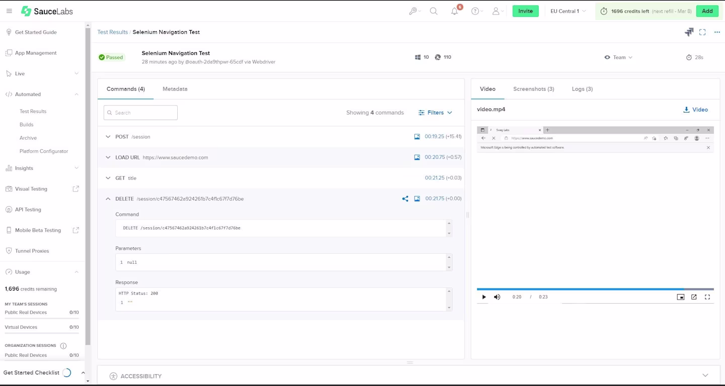 Metadata and Logs
