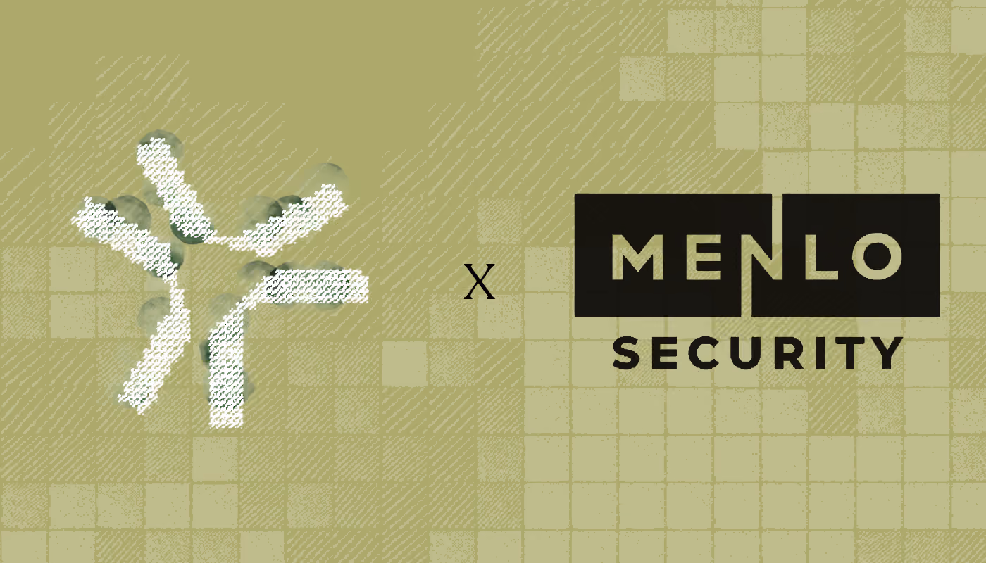 Case Study / Sauce Logo x Menlo Security Logo