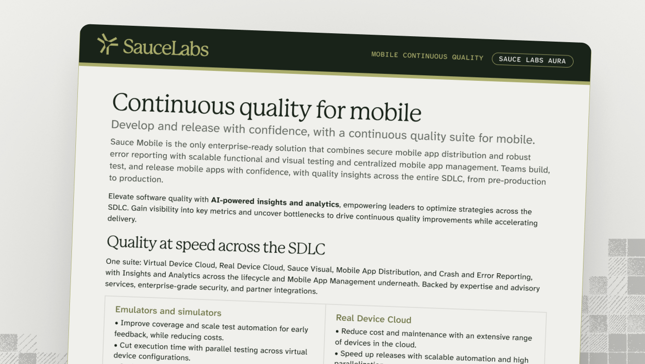 Mobile phones mobile testing