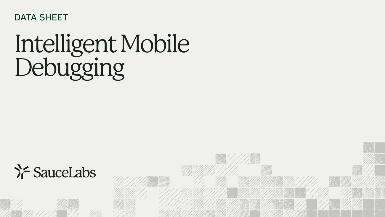 Solution intelligent mobile debugging