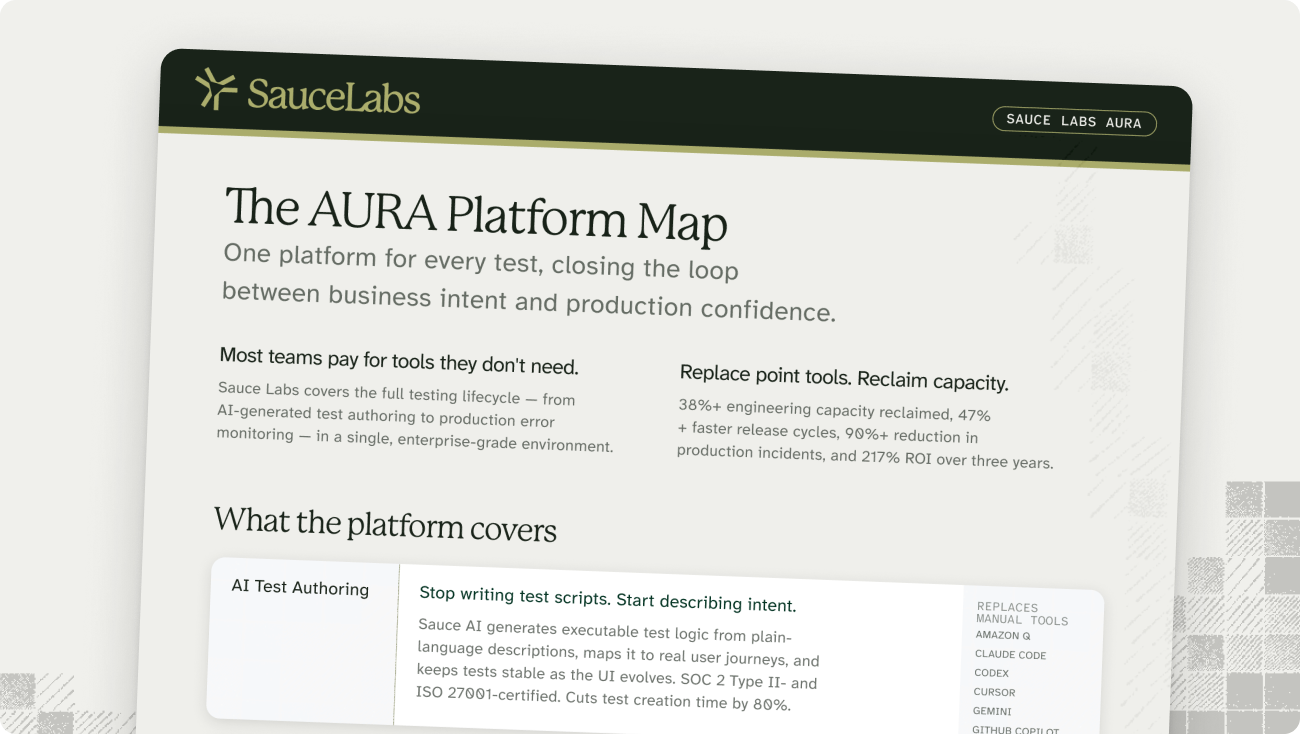 Sauce Labs Platform Data Sheet