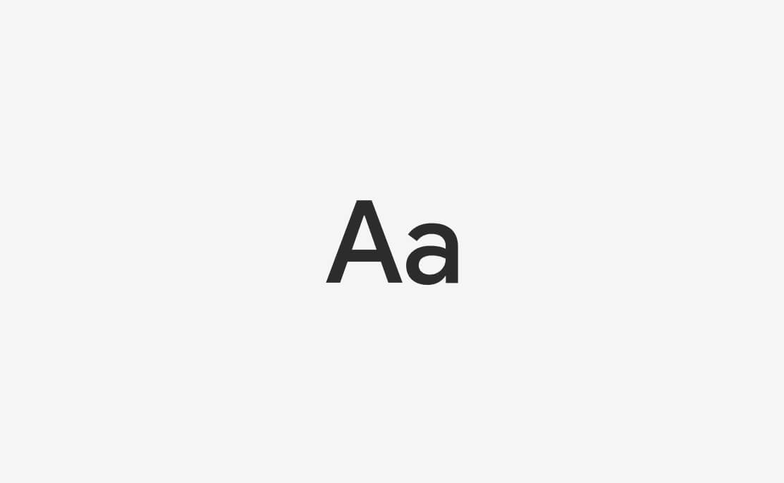 Typography styles