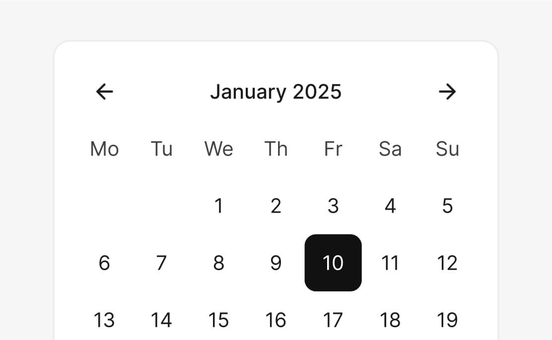 Date Picker