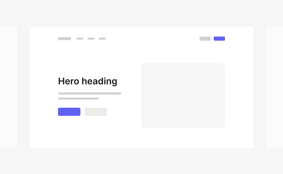Header sections