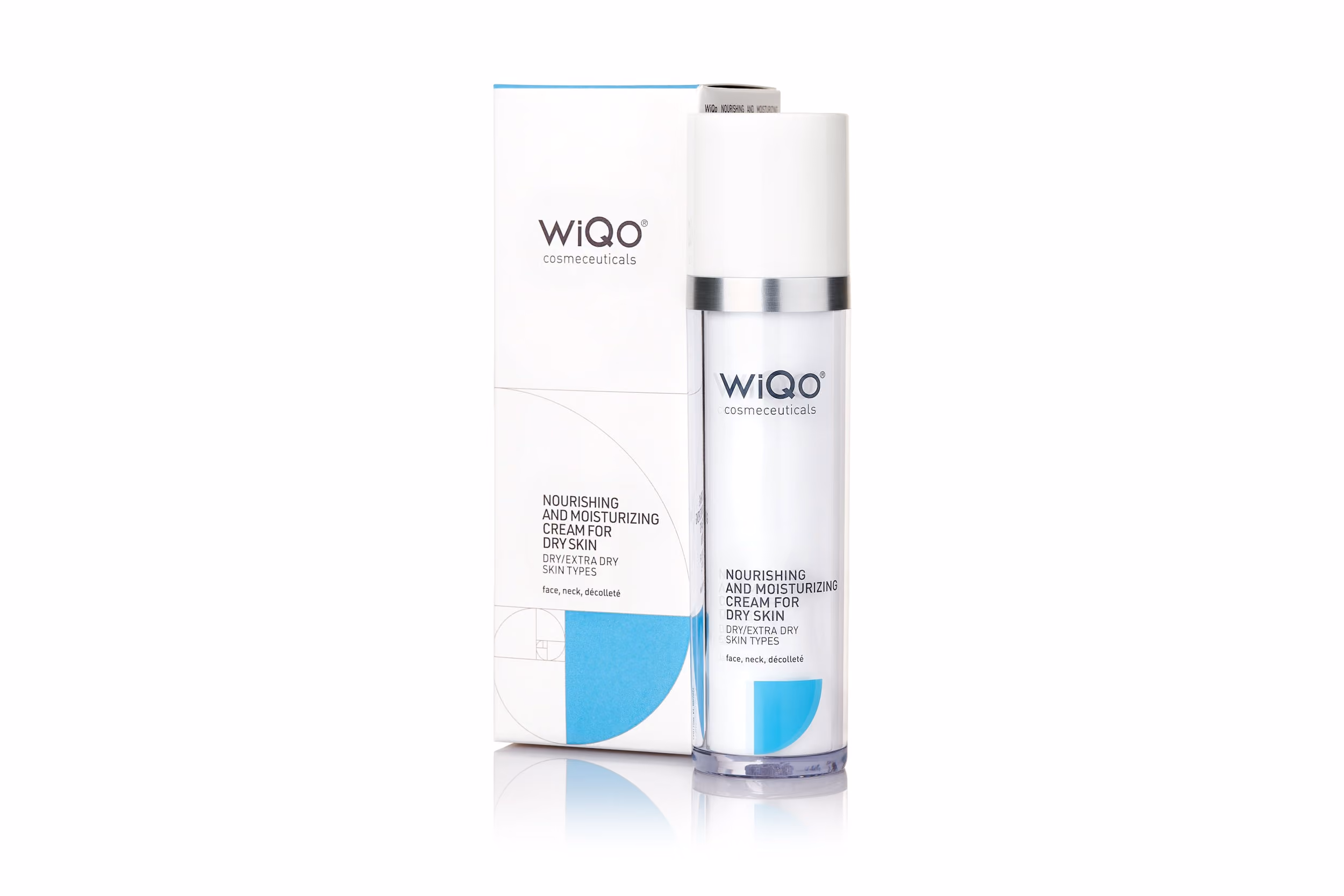 WiQo Nourishing and Moisturizing Cream for Dry Skin, 100 ml, 50 ml