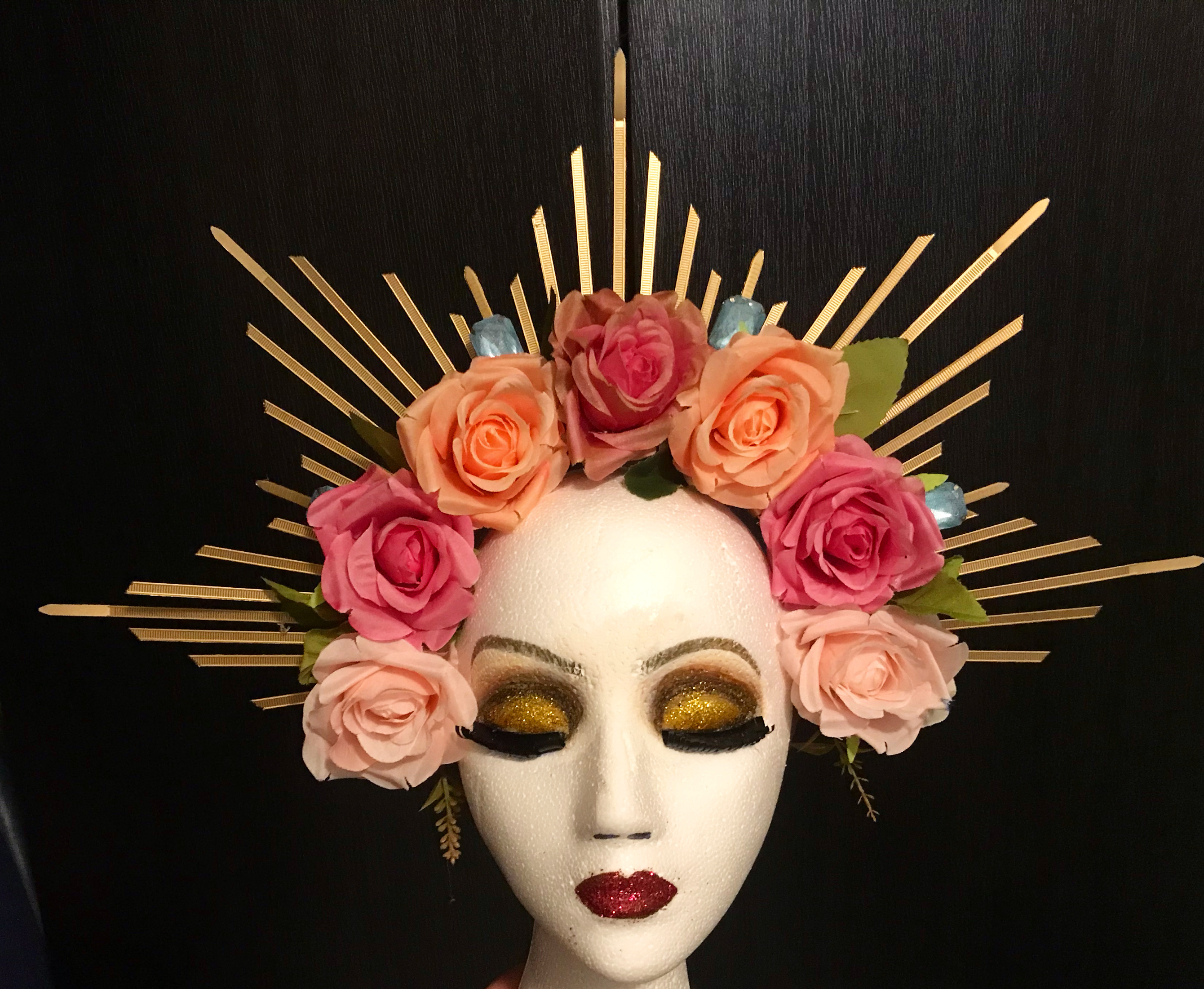 Gold Ray Blush Crown