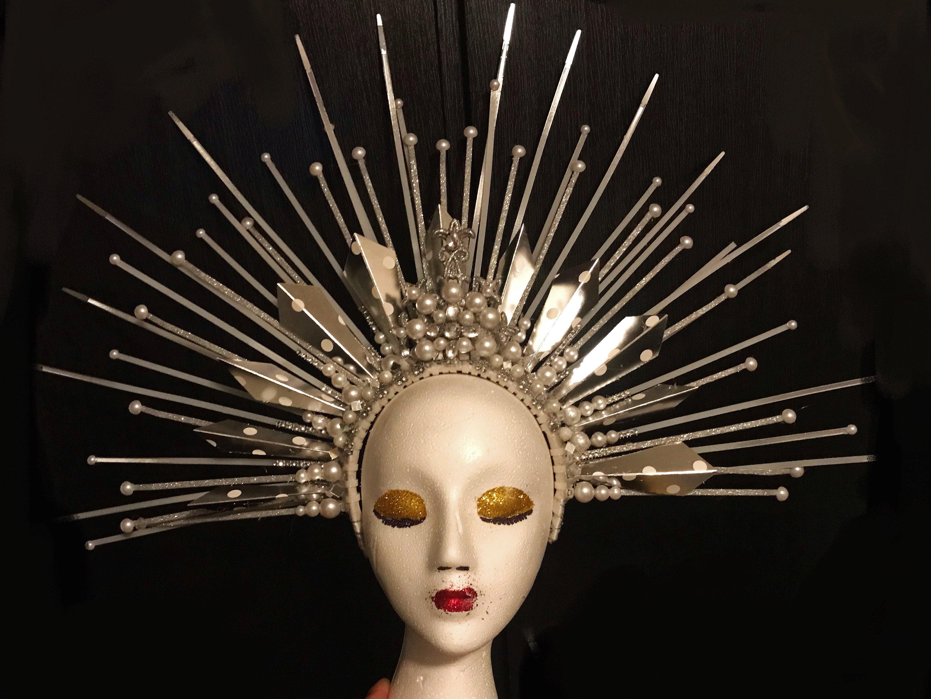 Silver Spike Pearl Halo