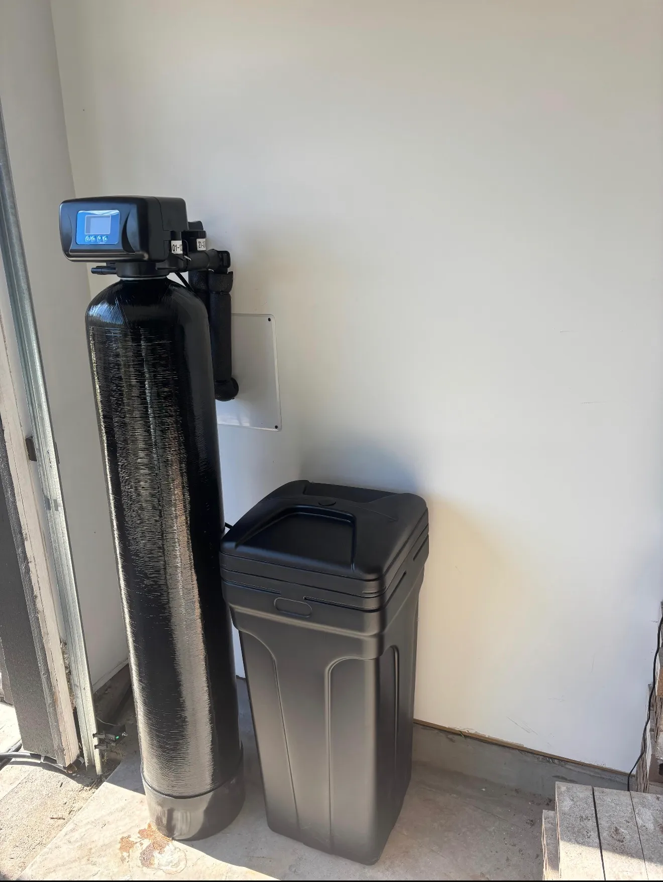 Whole-home water treatment system install