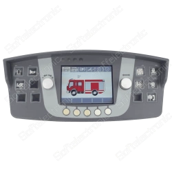 Servis i popravka Iveco Magirus instrument cluster modula za vatrogasne kamione sa kvarovima displeja, pokazivača i upravljačke elektronike vozila