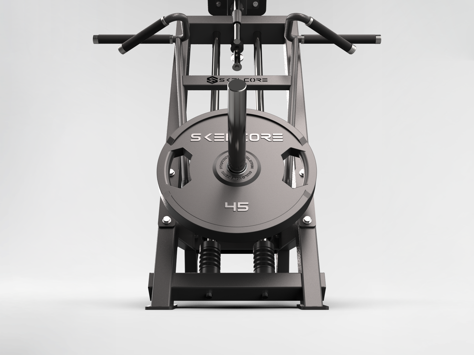 Skelcore plate-loaded machine