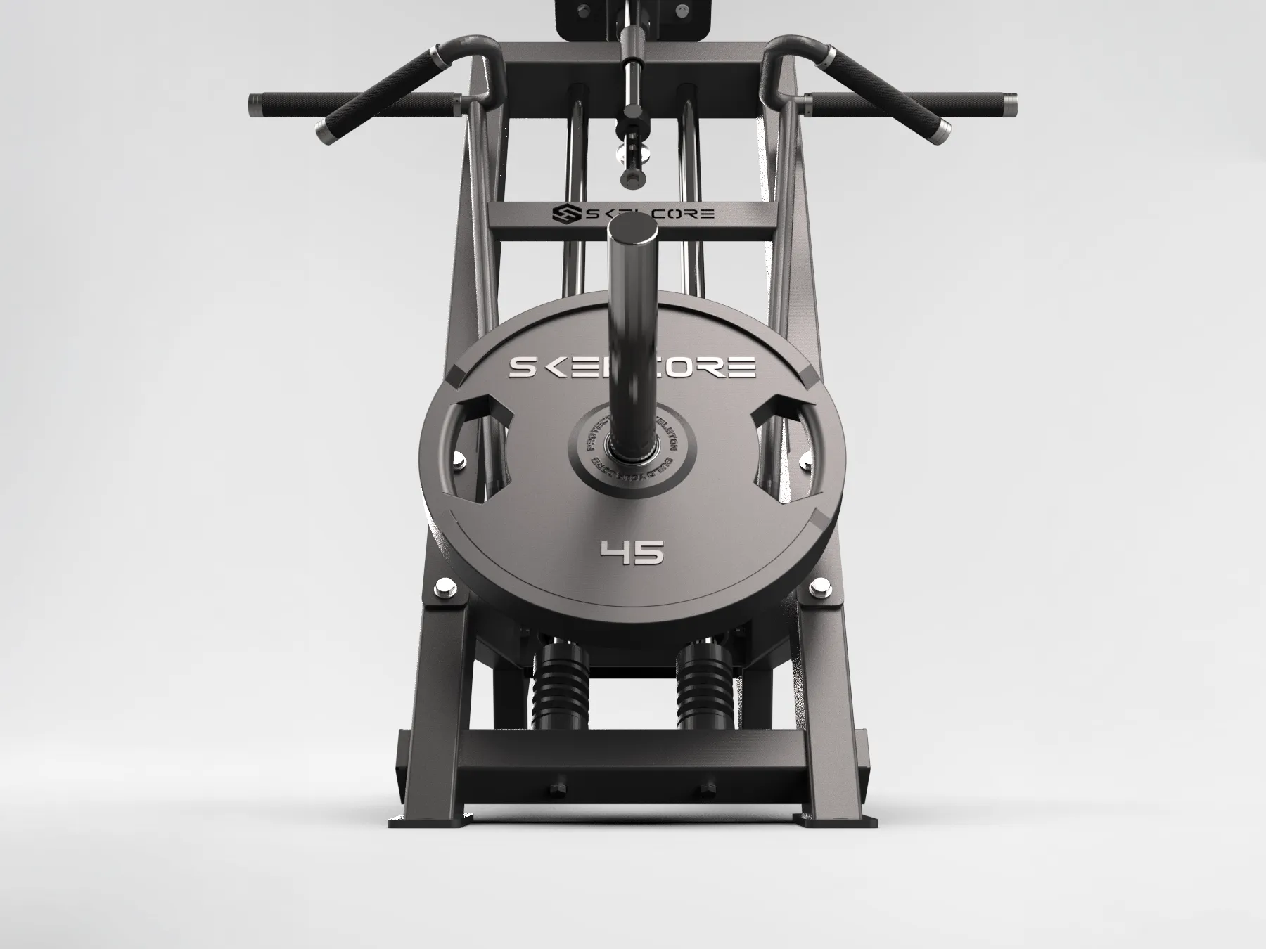 Skelcore plate-loaded machine