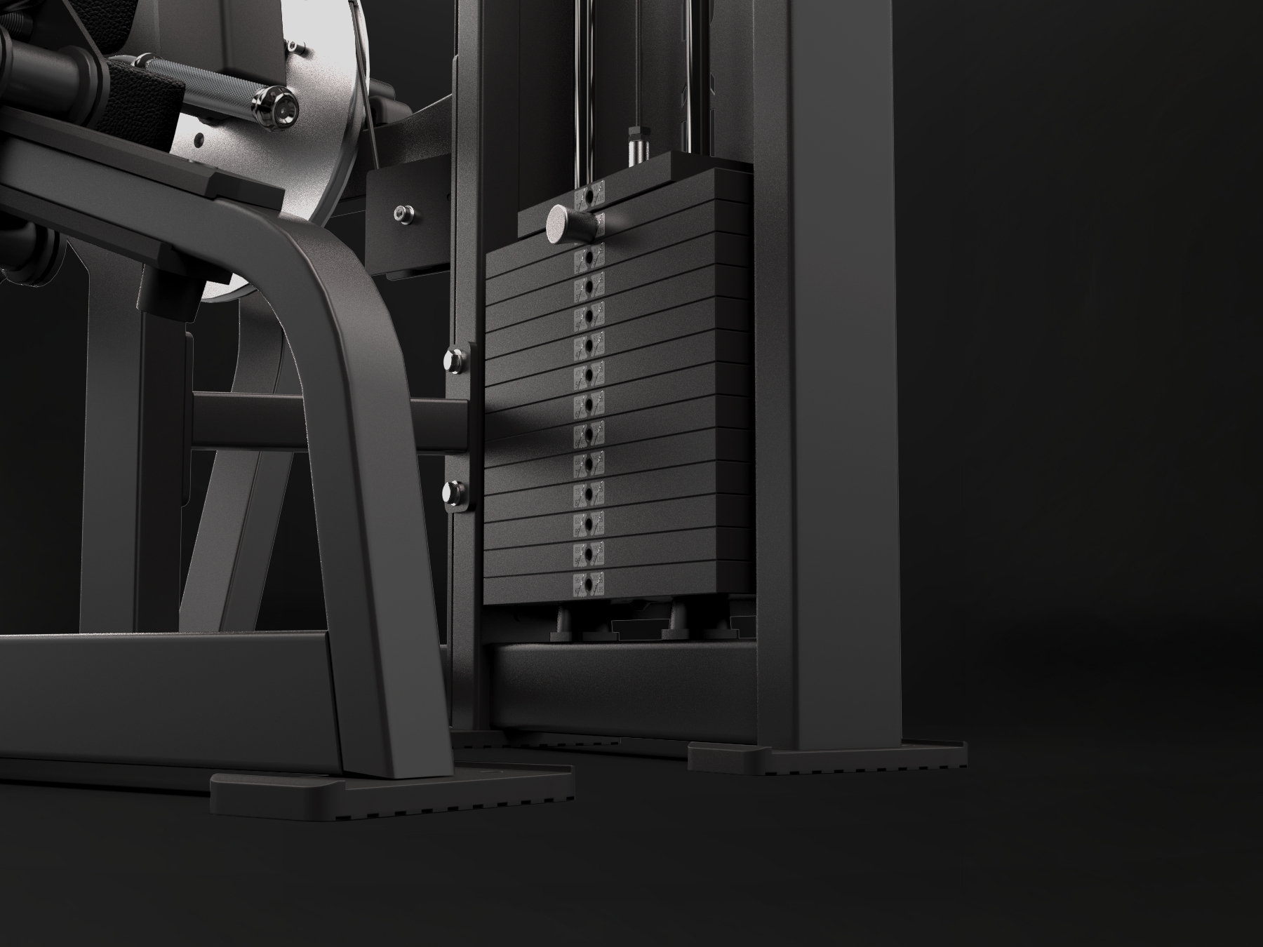 Skelcore pin-loaded selectorized machine