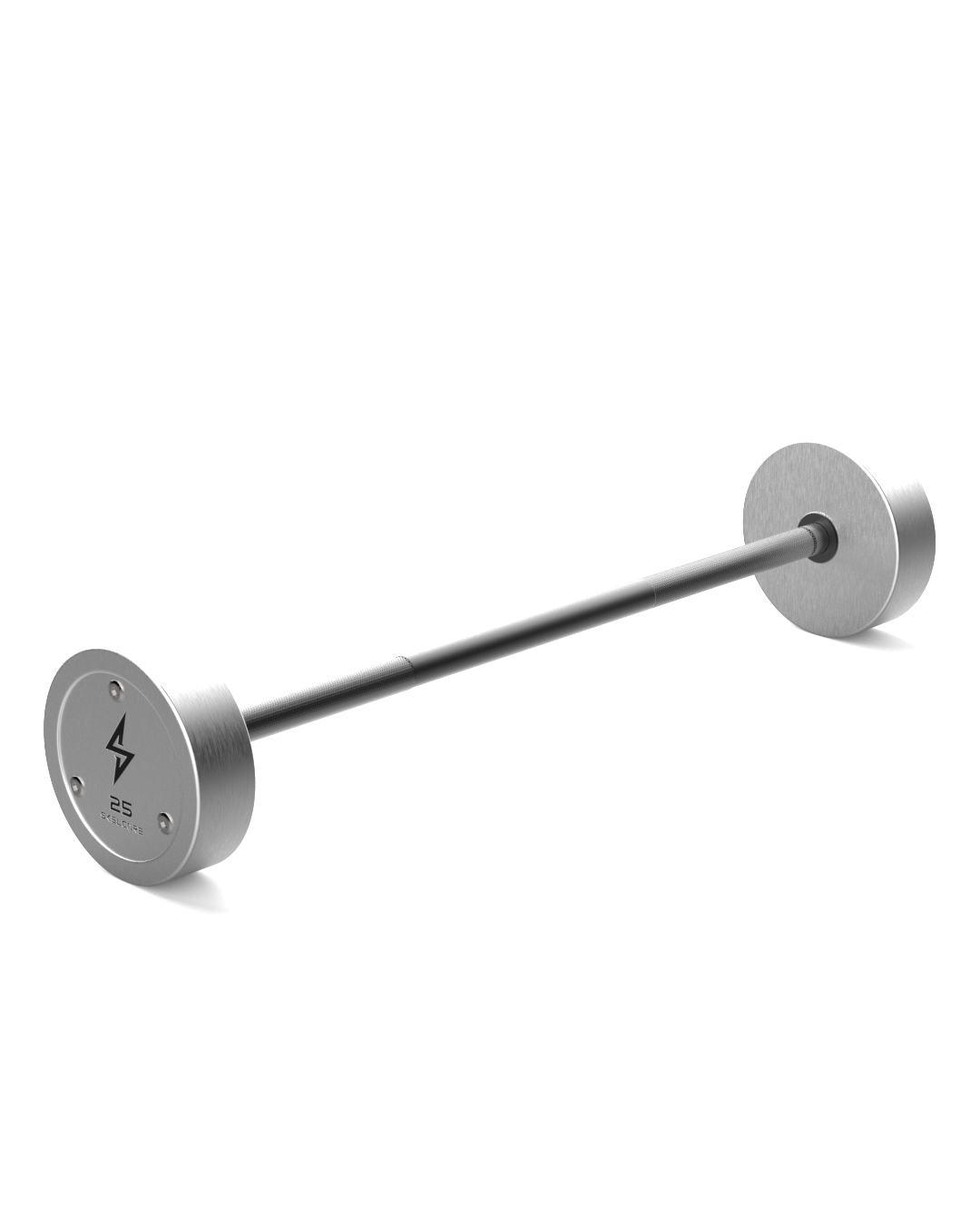 Skelcore Hard Chrome Fixed Barbell (SK-CUSTOM-HCHROME-BB)