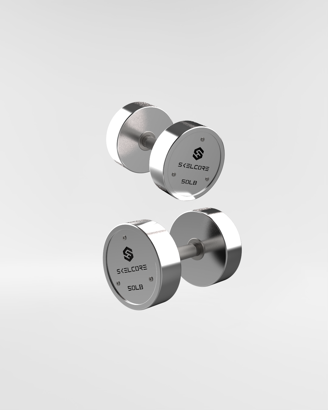 Skelcore Chrome Steel Dumbbell