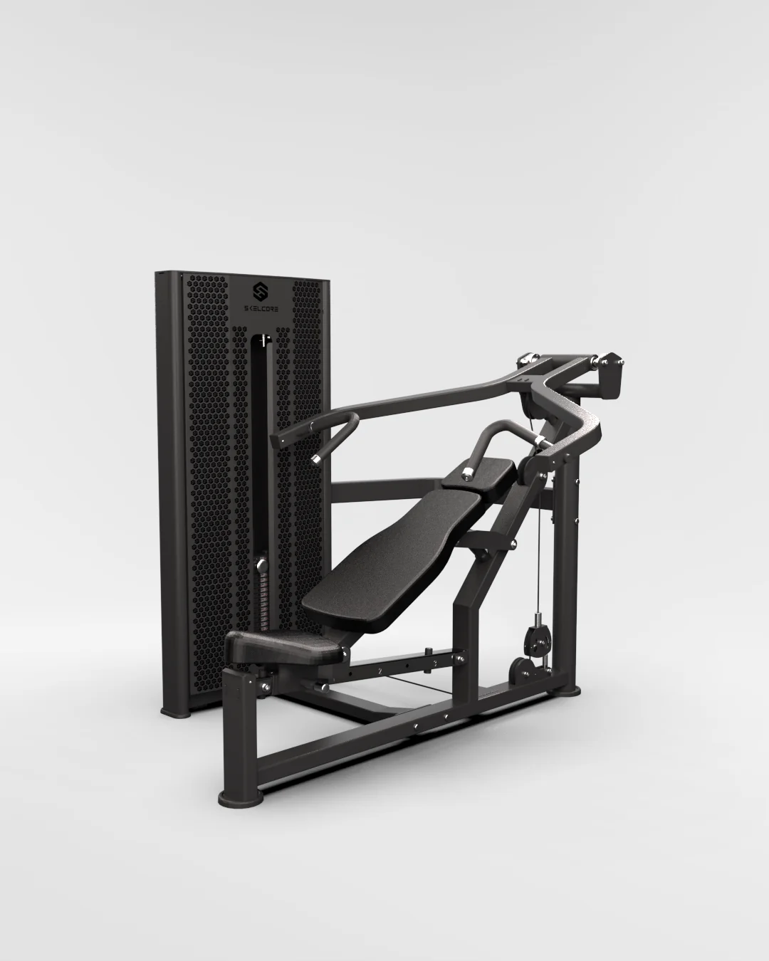 Skelcore Trinity Seated Adjustable Chest & Shoulder Press Pin Load (SK-TRIN-022) — view 1