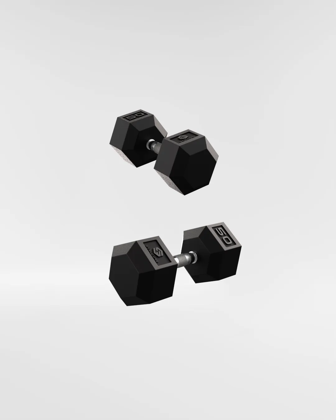 Skelcore Hex Rubber Dumbbell