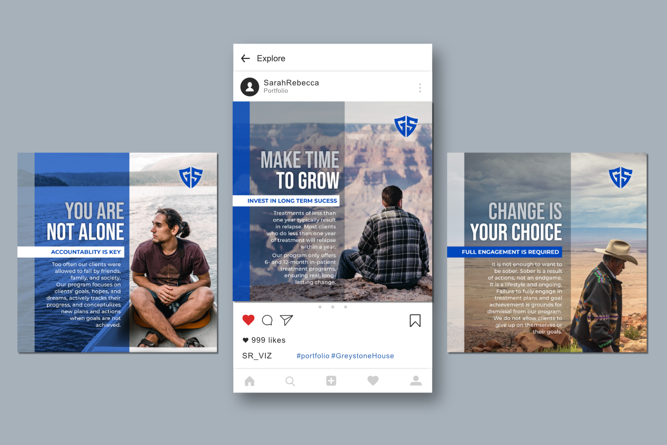 Greystone House is a behavioral health company that had an existing logo but no online presence nor standard branding guide. I was contracted to create a responsive, mobile-friendly website which also included crafting a lite brand guide based on the existing logo color and design.