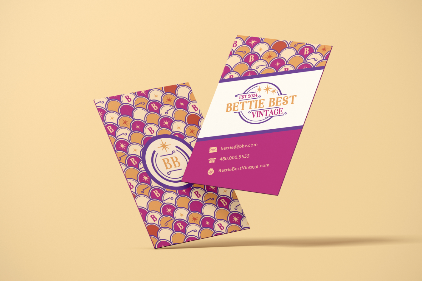 An indie vintage clothing brand required a logo and brand identity to begin promoting their new online apparel and accessories company.