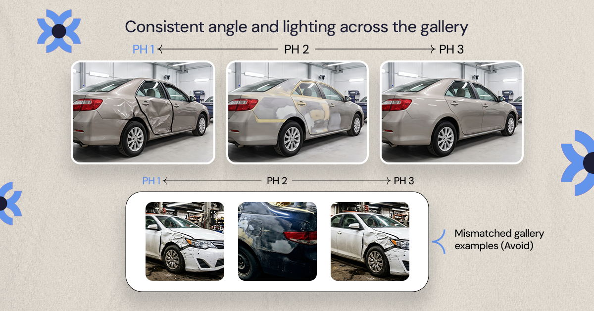 collision repair before and after gallery example