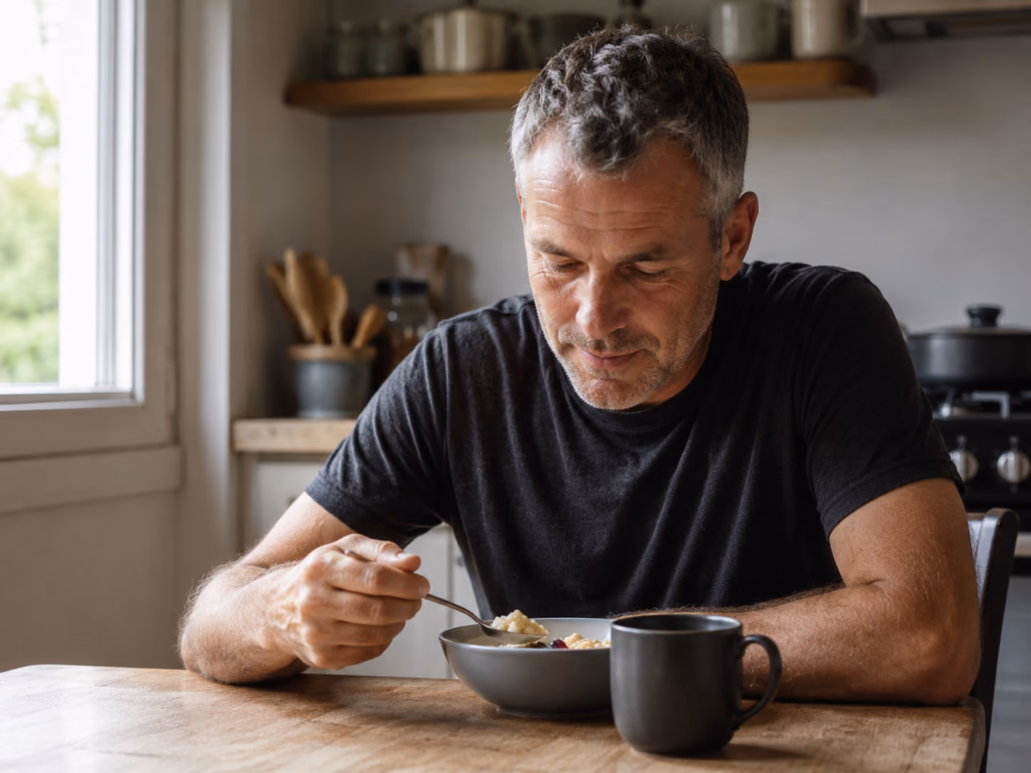 Patient eating during osseointegration healing period