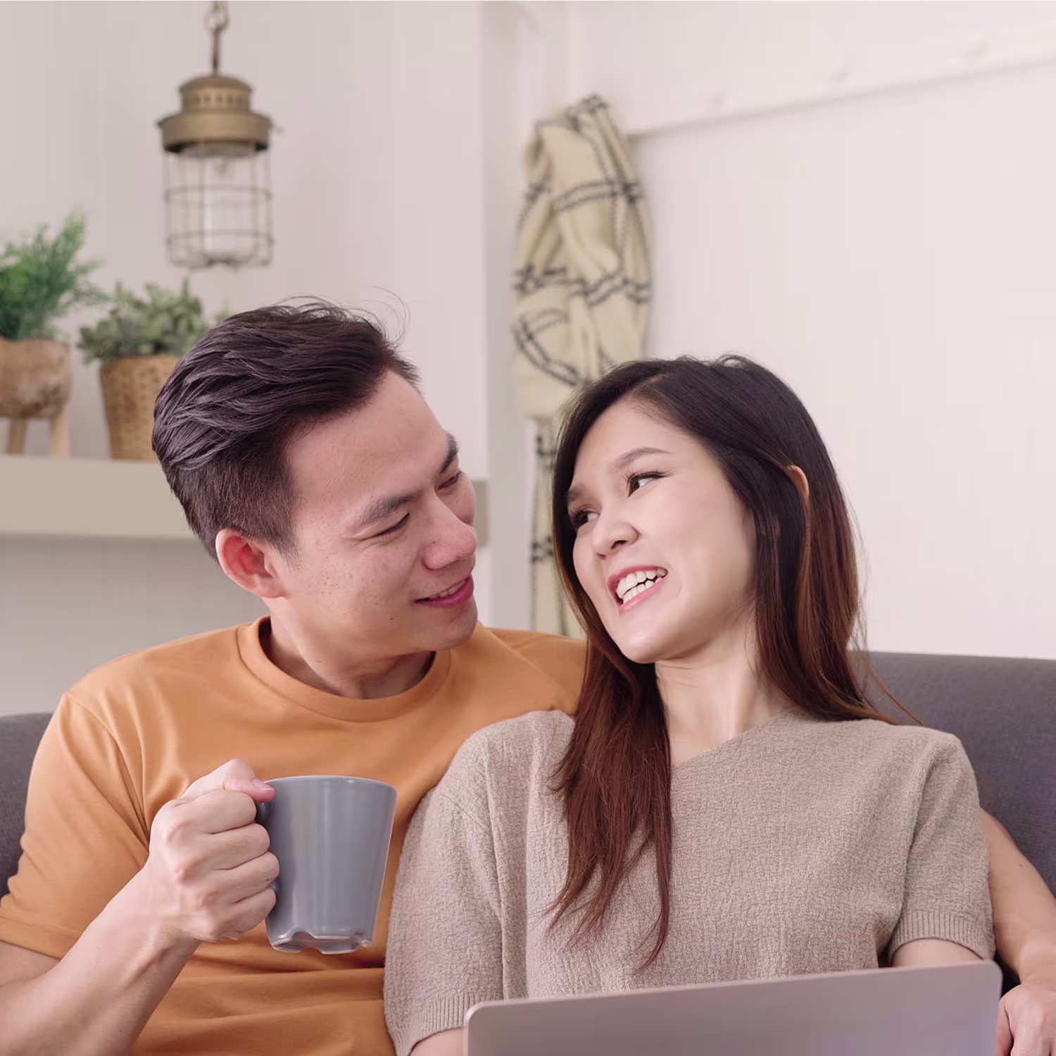 Happy couple