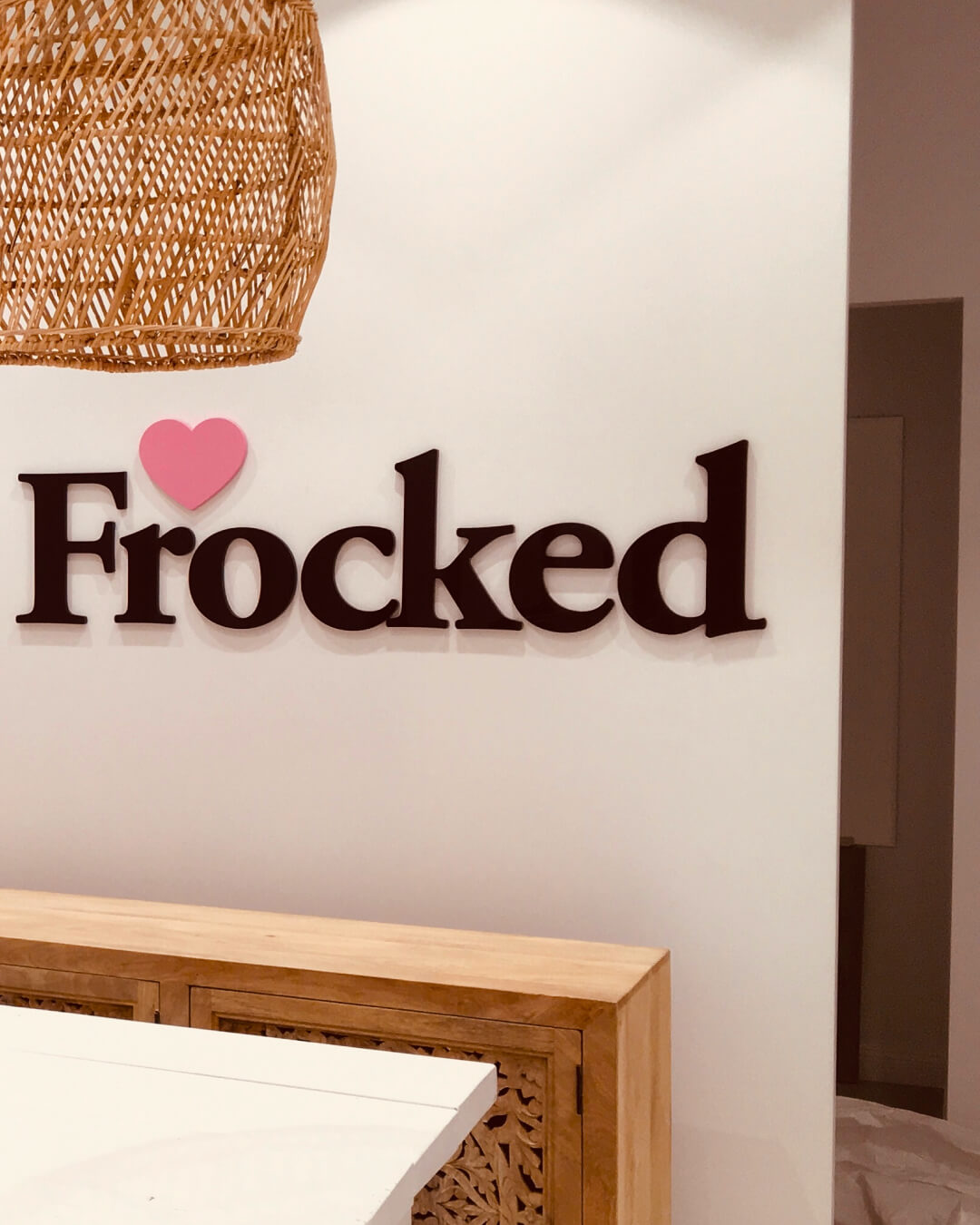 Custom 3D letter for Get Frocked