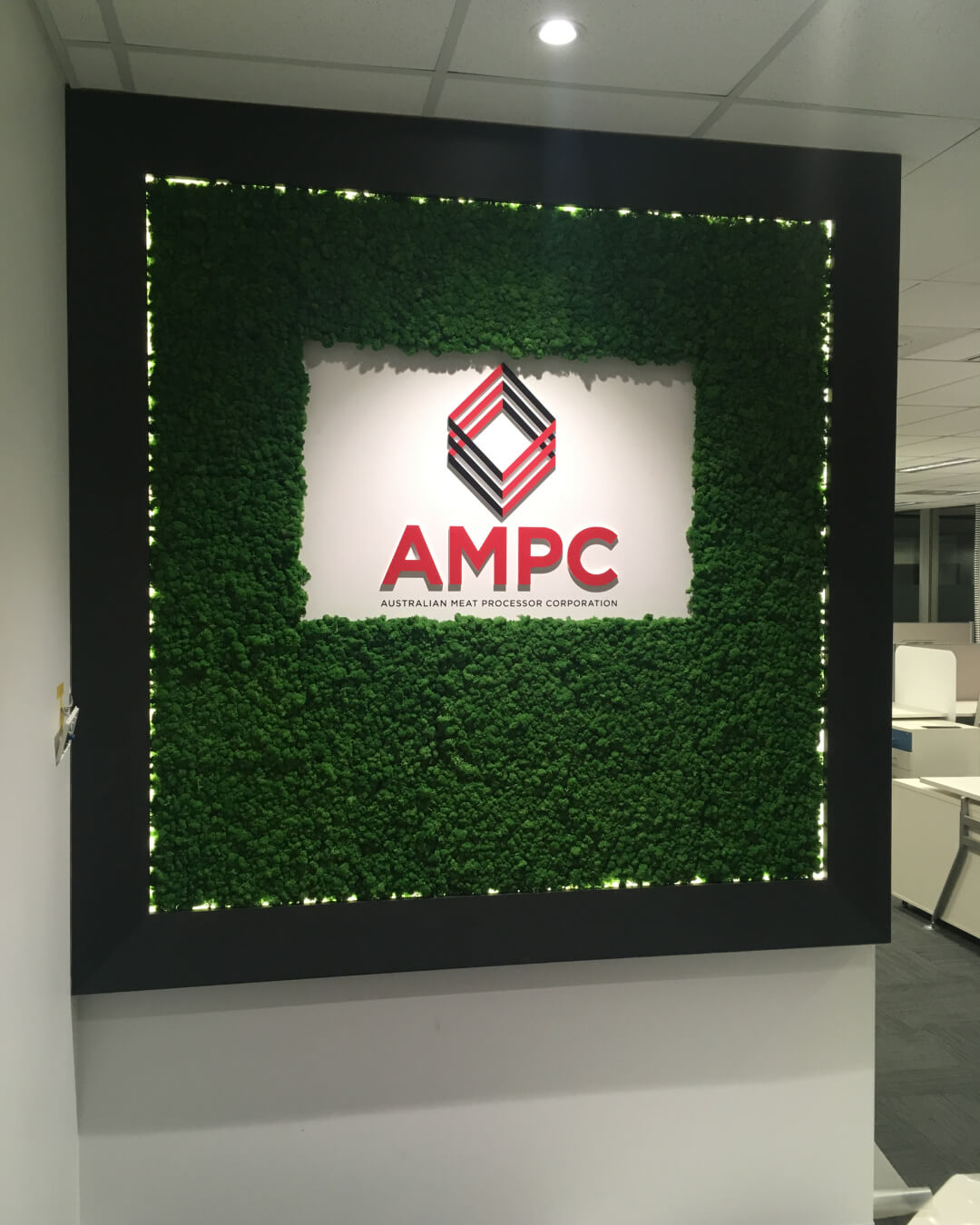 Custom commercial sign for AMPC