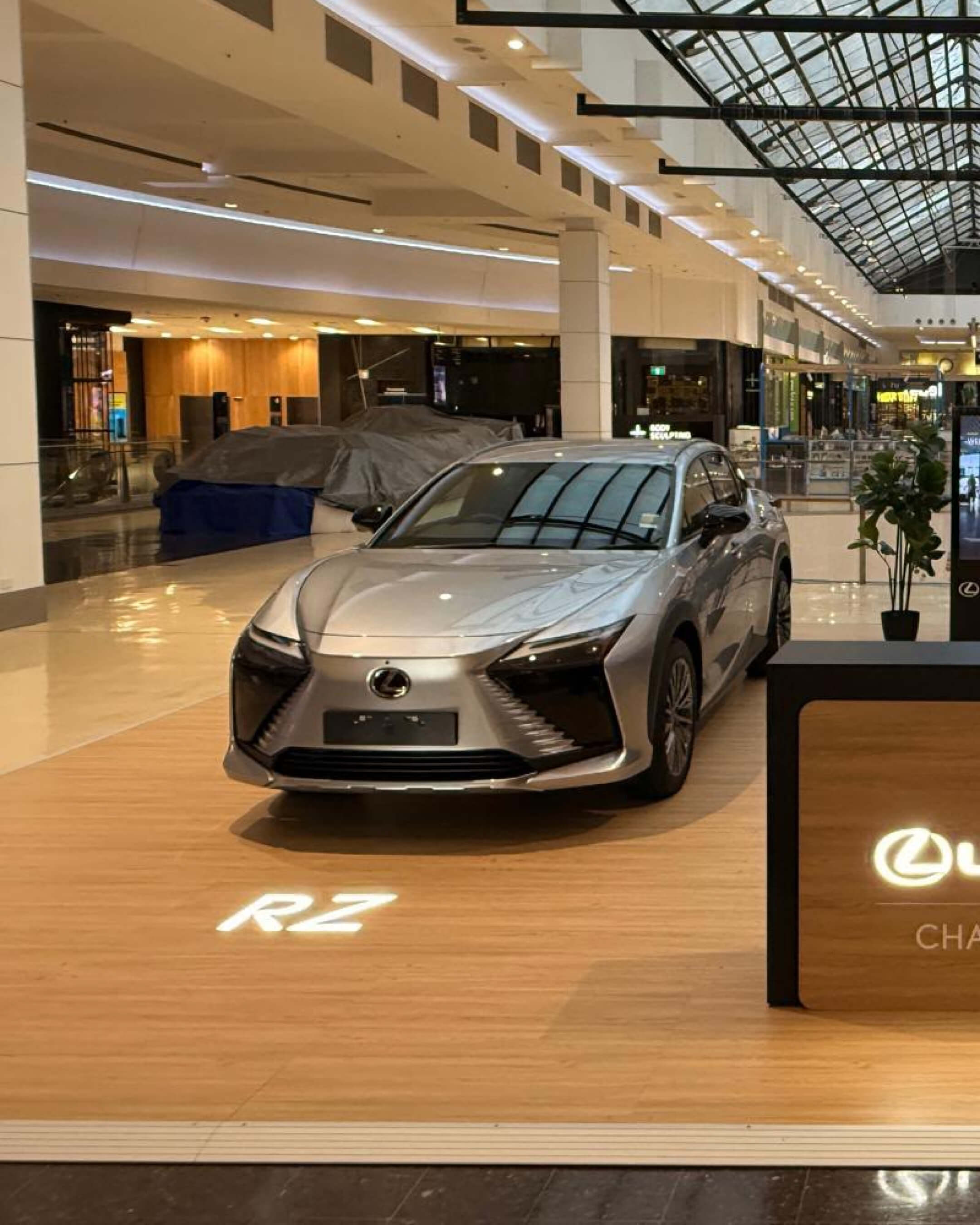 Custom display for Lexus Australia