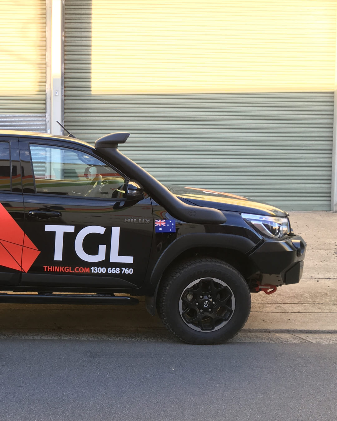 Vehicle fleet wrap for business in Sydney