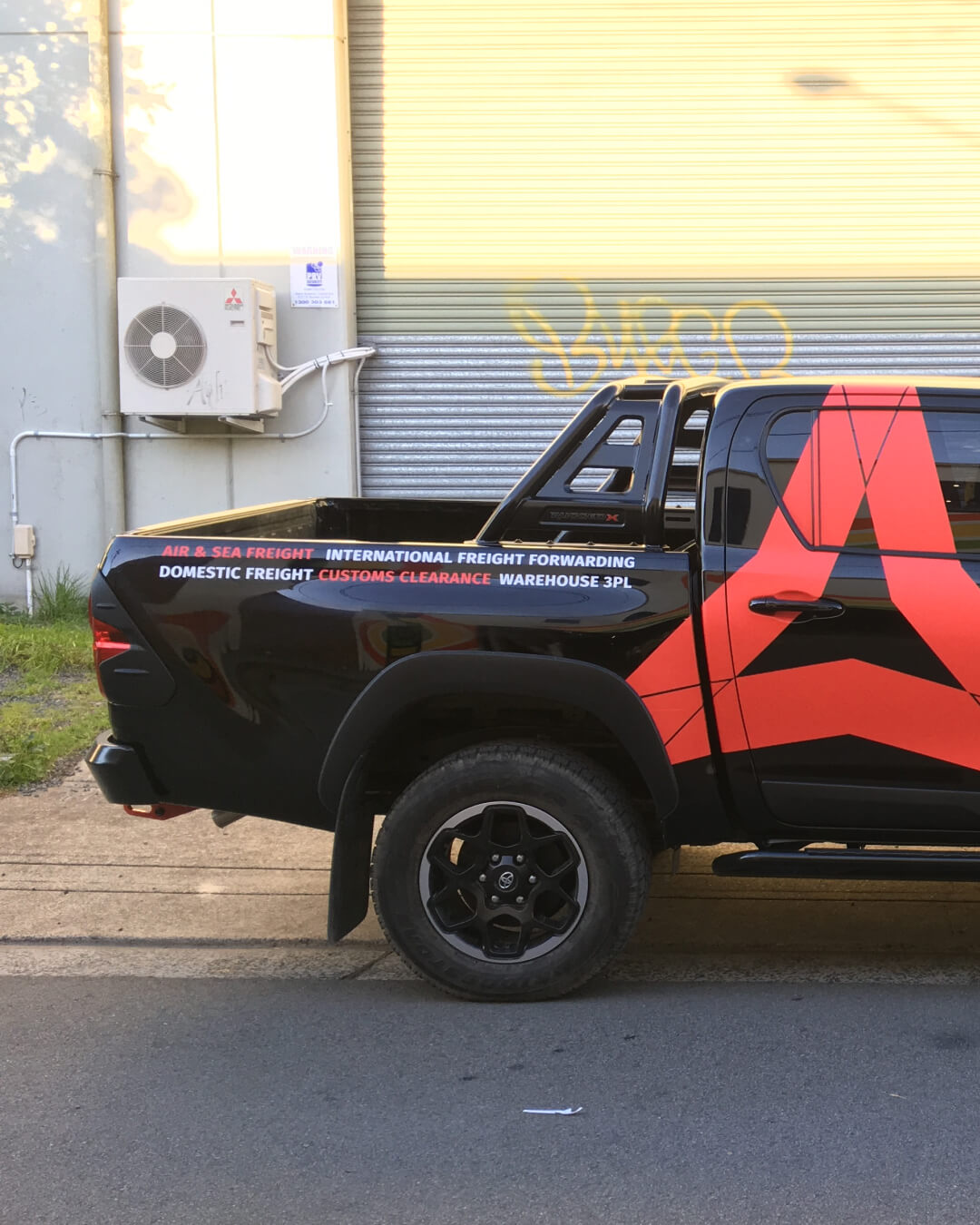 Vehicle fleet wrap for business in Sydney