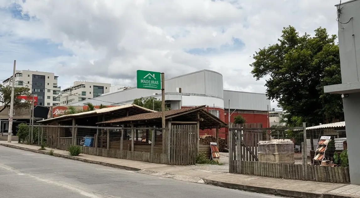 Fachada da loja Mais Madeiras em Divinópolis