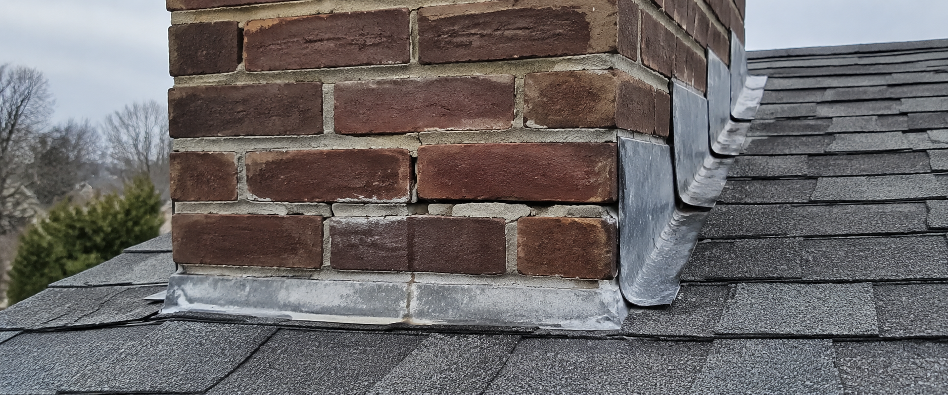 A ceiling water stain, a masonry chimney needing repointing, or flashing around a window, the spots leaks actually come from.