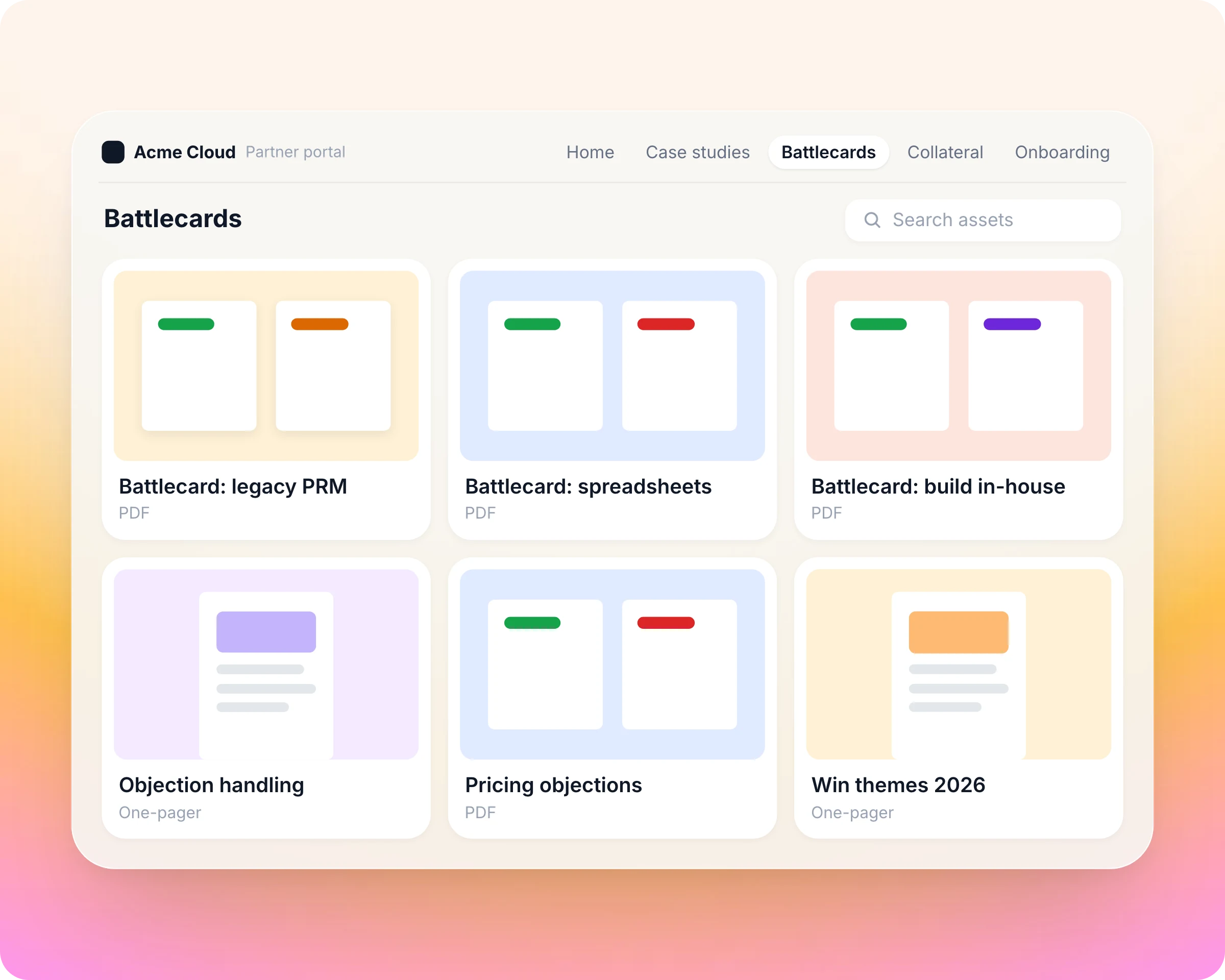 Partner content management in Introw: Answer from your own content