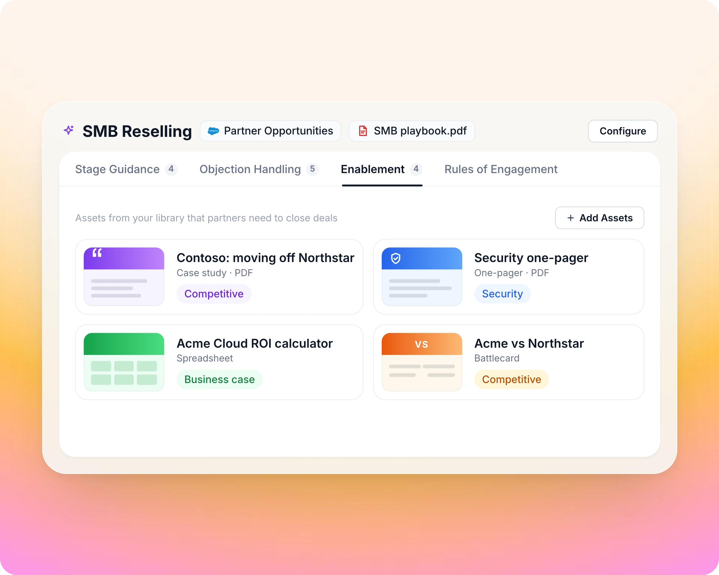 Partner content management in Introw: Ground it in your content
