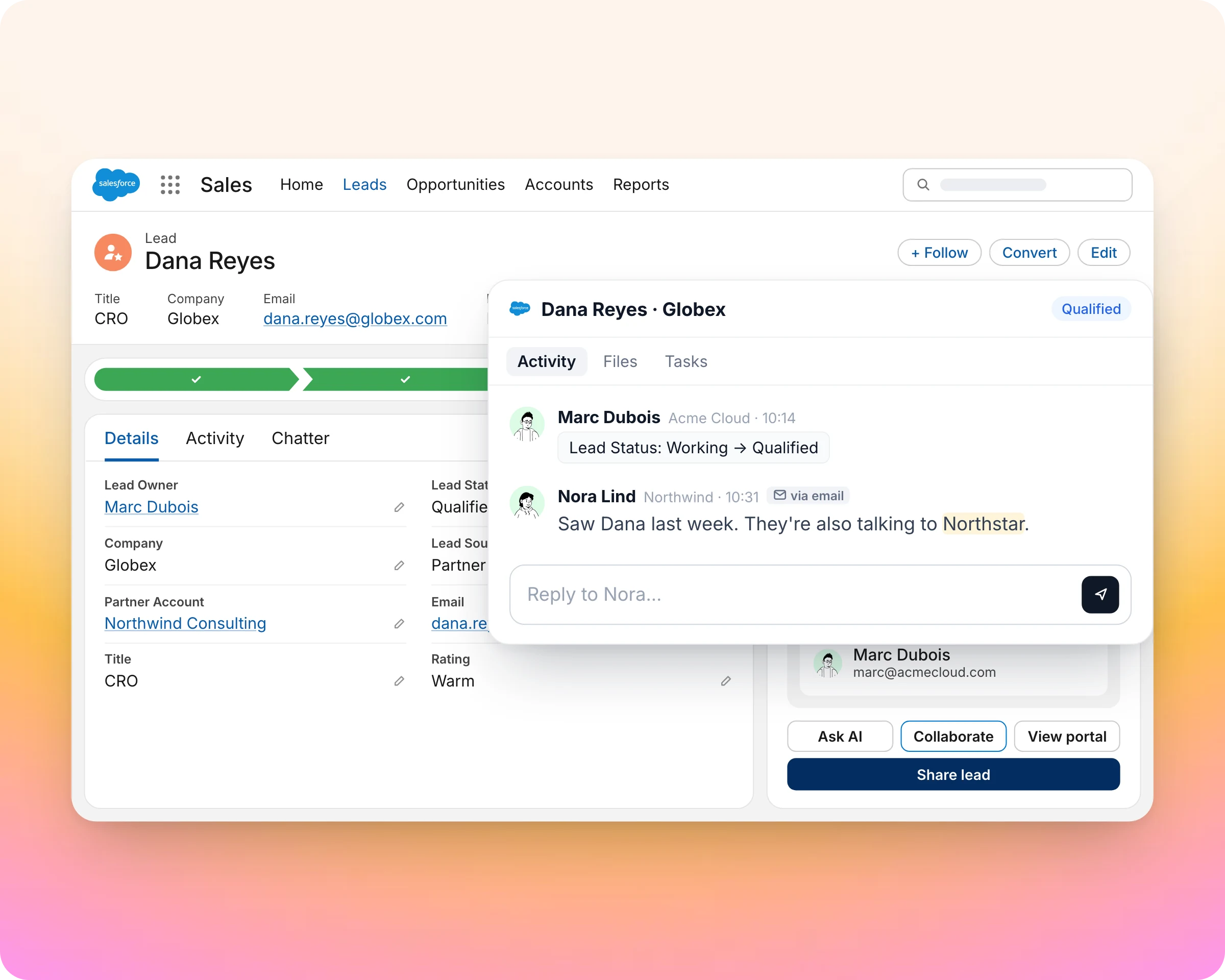 Notifications and deal updates in Introw: Keep referrers in the loop