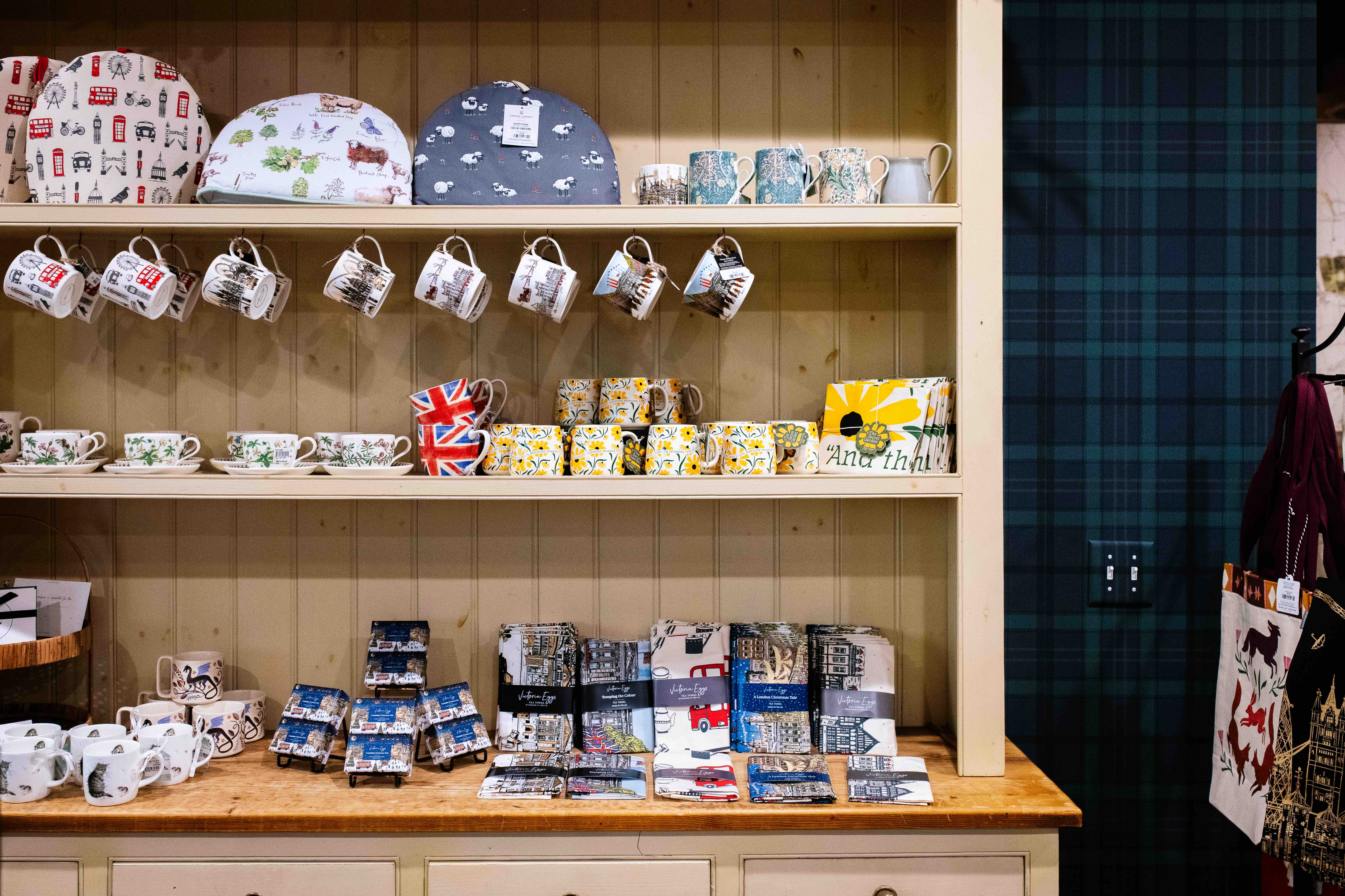 Inside the boutique at The London Tea Room in St. Louis