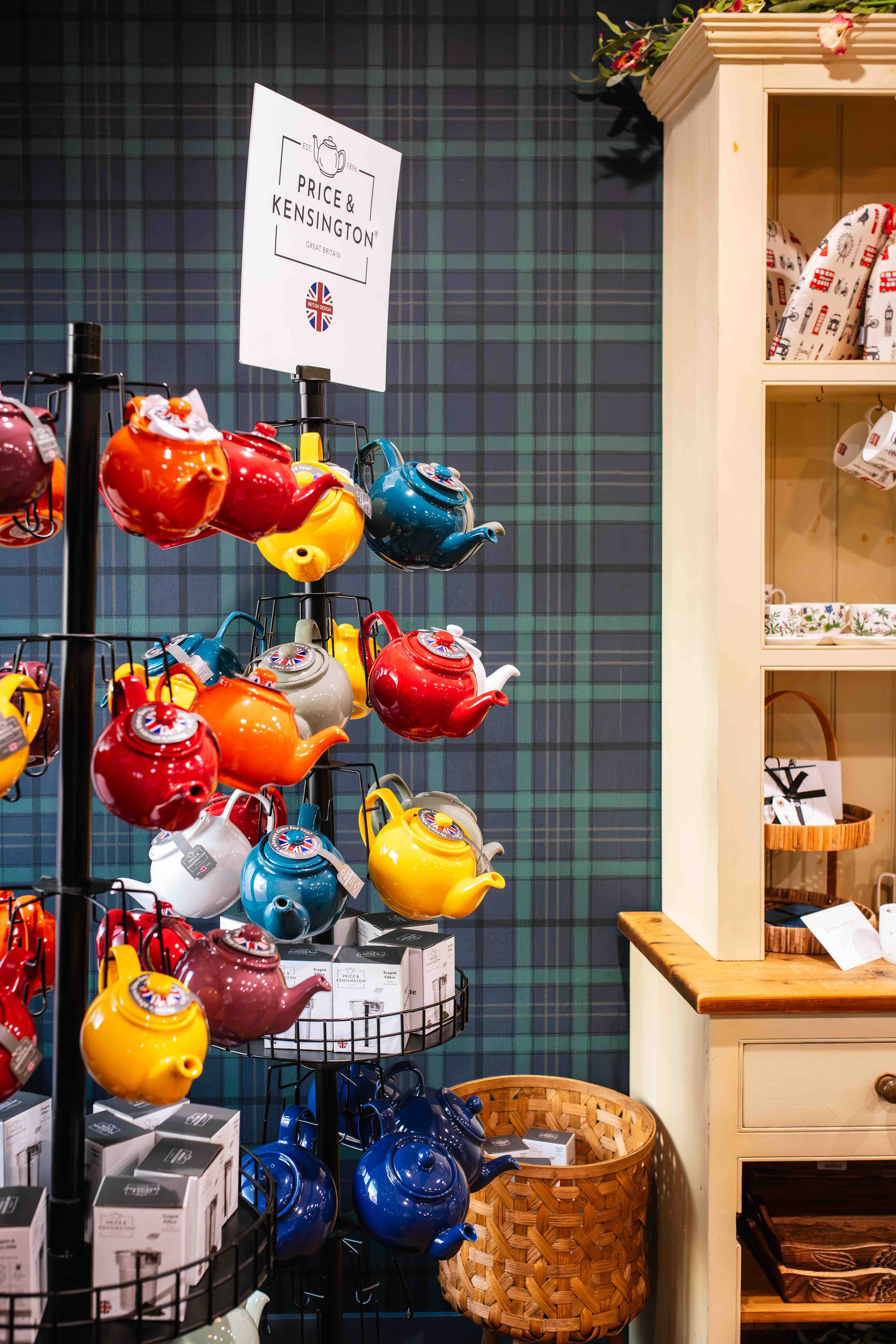 Browsing the boutique at The London Tea Room