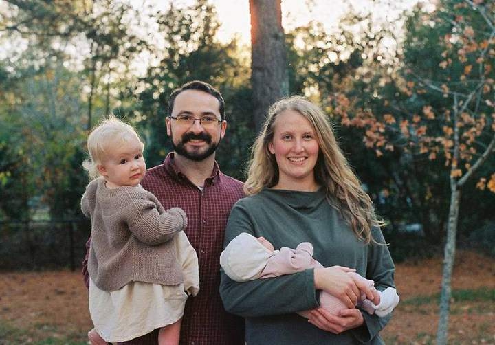 Daniel Dyson with his family