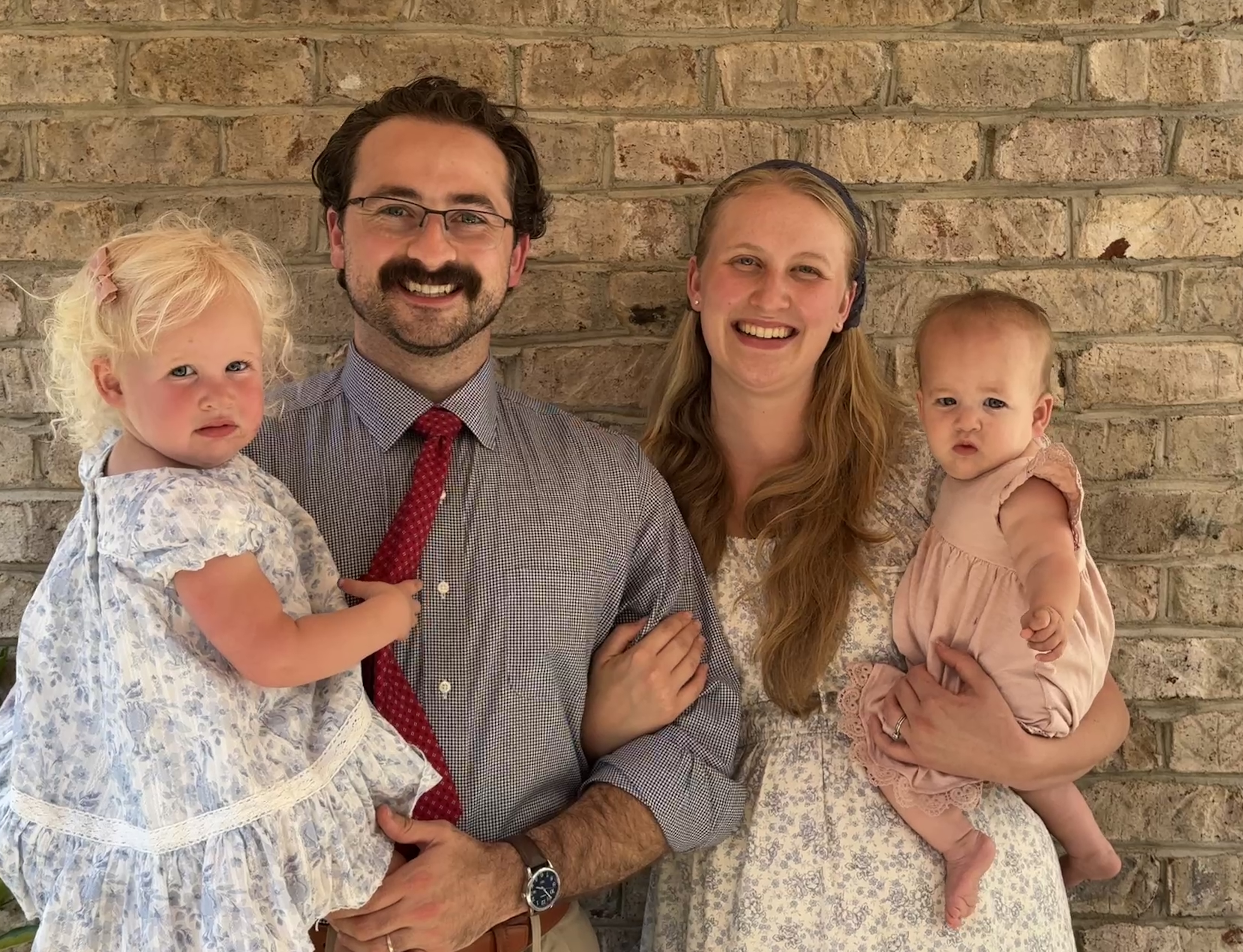 Daniel Dyson with his family