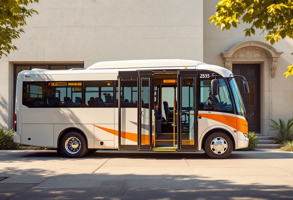 image of wheelchair-accessible bus