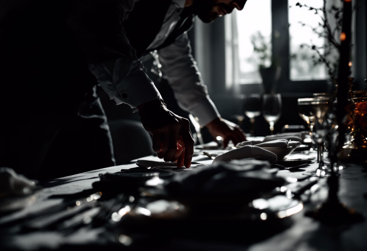 image of an event planner at work
