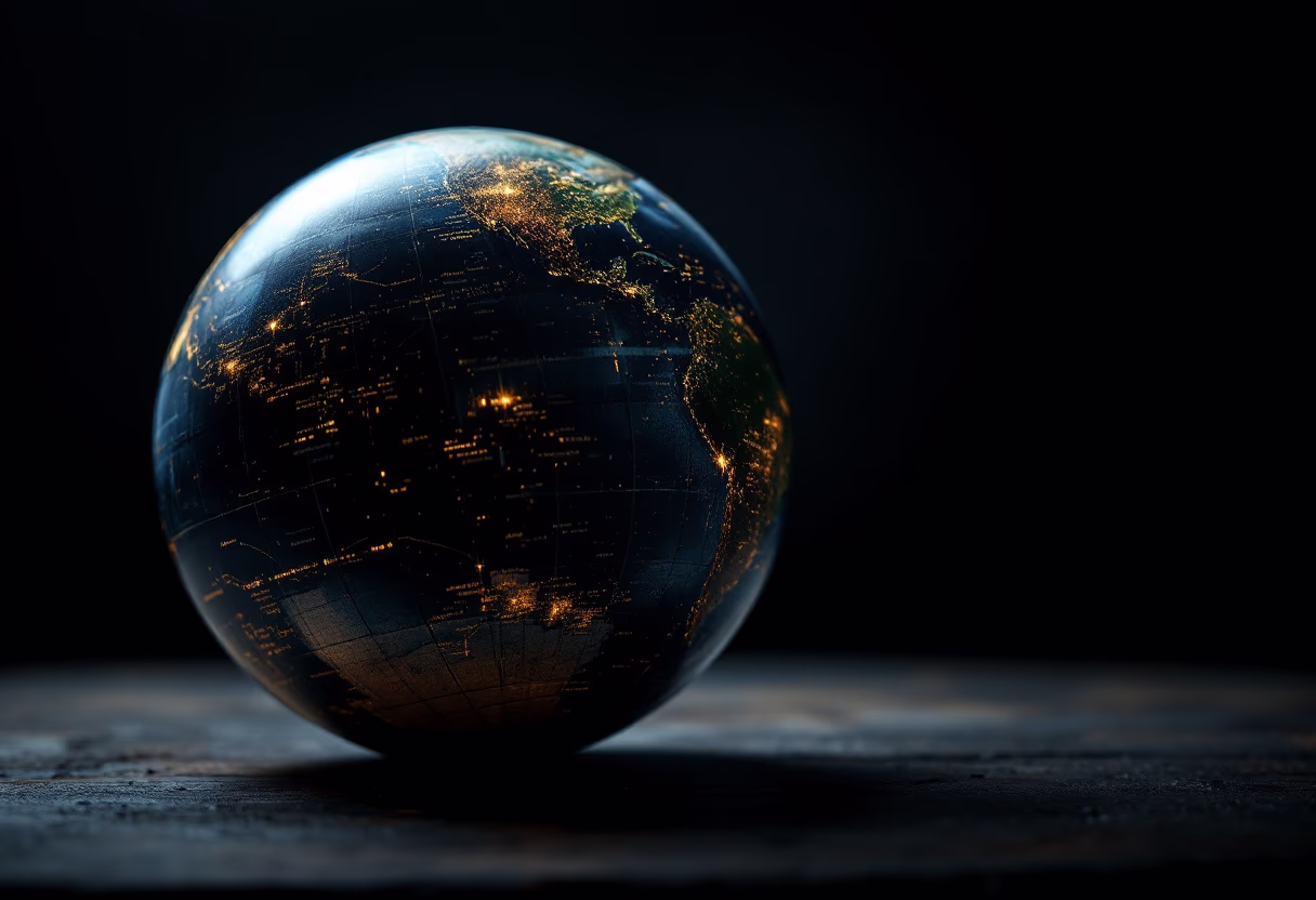 image of a globe (for a travel tech)