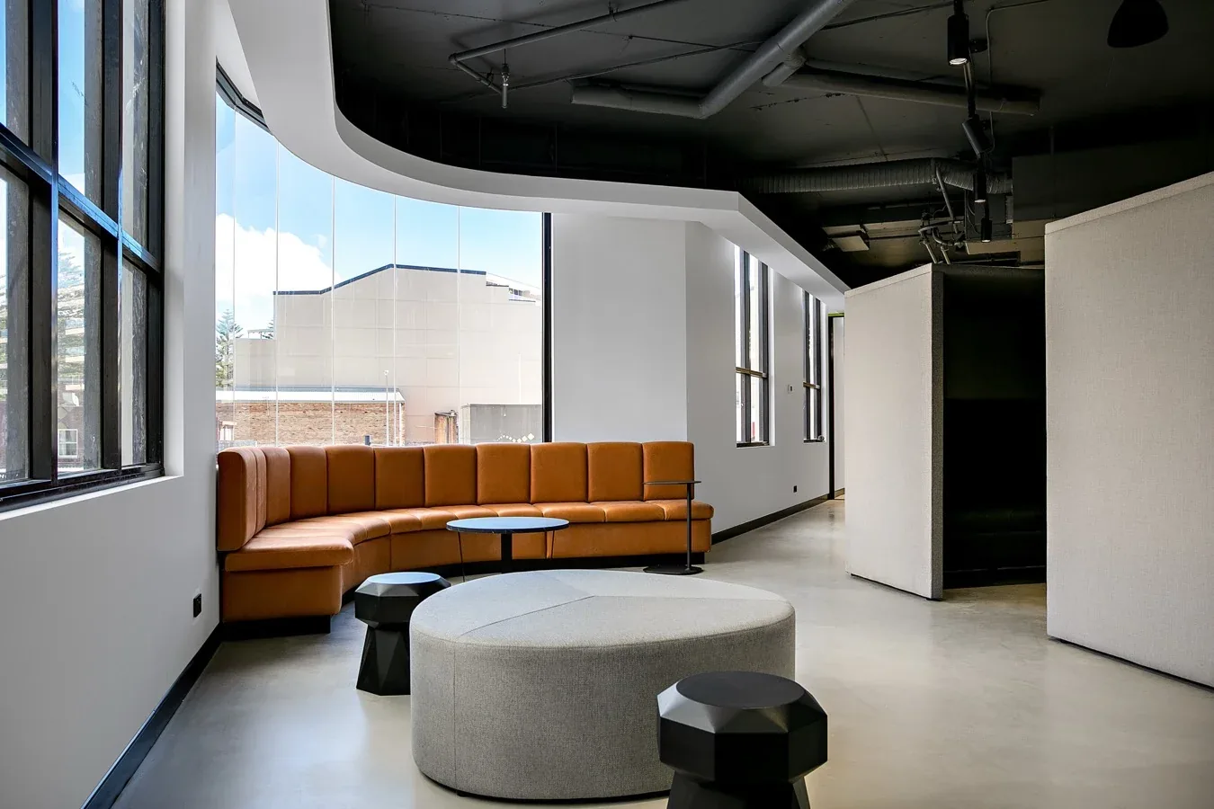 Upstate, Sydney workplace with Quicksew commercial window furnishings