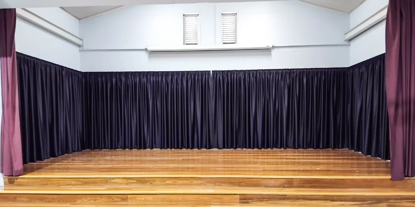 Henry Fulton Primary School Custom Stage Curtains - window furnishings by Quicksew
